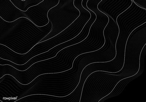 an abstract black and white background with wavy lines