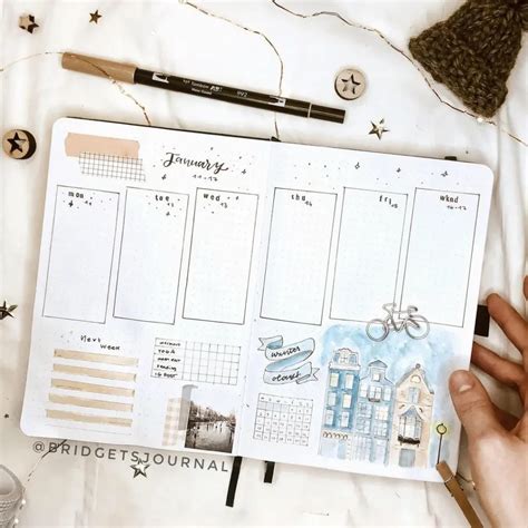 37 Beautiful January Bullet Journal Ideas to Inspire You (2024) — Wander Her Way