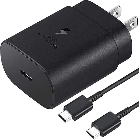 Original 25W USB C Super Fast Charging Wall Charger for Samsung Galaxy ...