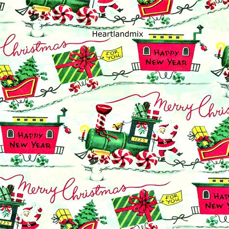 Vintage Christmas Wrapping Paper, Christmas Gift Wrapping, Christmas ...