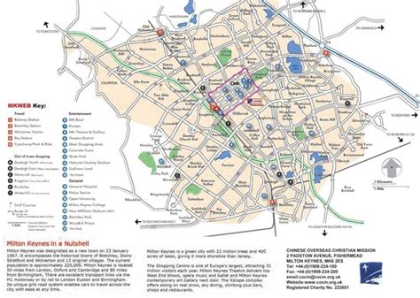 Milton Keynes Region Tourist Map - Milton Keynes UK • mappery