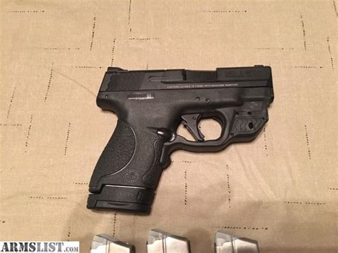 ARMSLIST - For Sale: Smith & Wesson M&P Shield 9mm with CT Green Laser