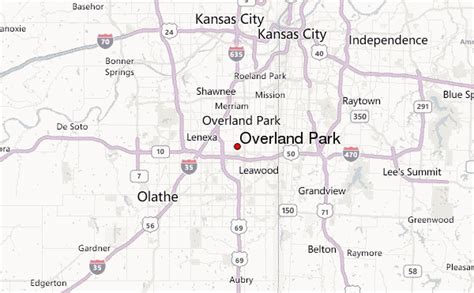 Overland Park Kansas City Map