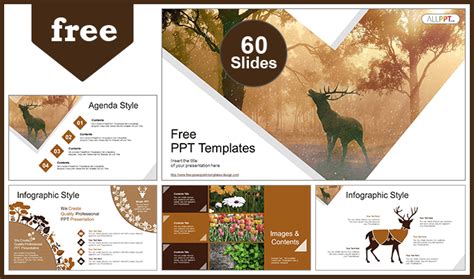 Animals Powerpoint templates and Google Slides themes -Slidego