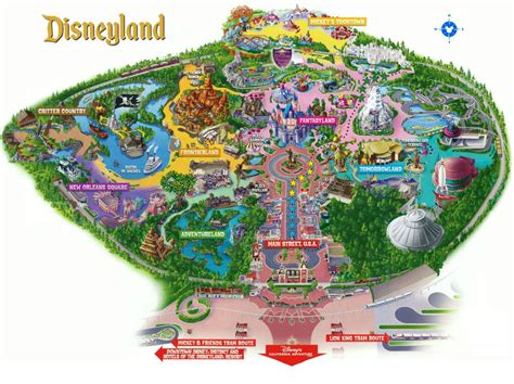 Disneyland California Map - Printable Maps