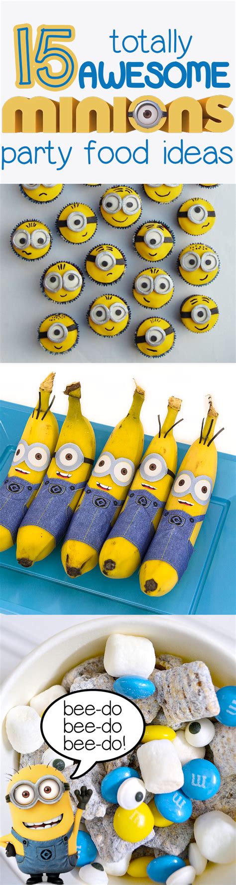 15 Totally Awesome Minions Party Food Ideas - Brownie Bites Blog