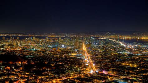 Twin Peaks San Francisco Night | California wallpaper | 1920x1080 ...