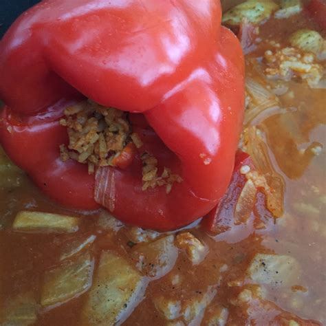 Mashi - Egyptian stuffed pepper recipe, by an Egyptian - where the blueboots go