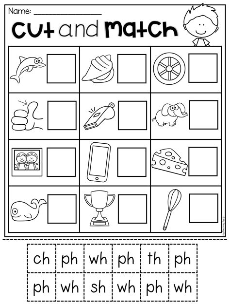 Digraph Words For Kindergarten