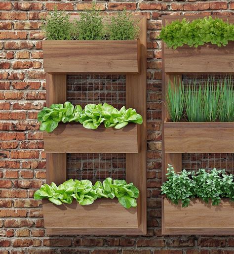 Vertical Herb Gardens, Indoor Herb Garden, Herb Garden Design, Diy Garden, Garden Ideas, Planter ...