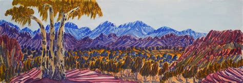 Watercolour Landscapes - Central Australian Aboriginal Art - Japingka