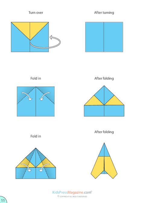 Paper Airplane Instructions – Sleek Jet - KidsPressMagazine.com