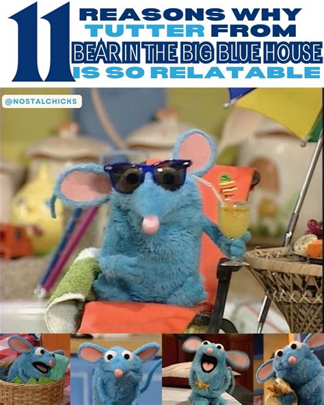 11 REASONS WHY TUTTER FROM BEAR IN THE BIG BLUE HOUSE IS SO RELATABLE - Nostalchicks