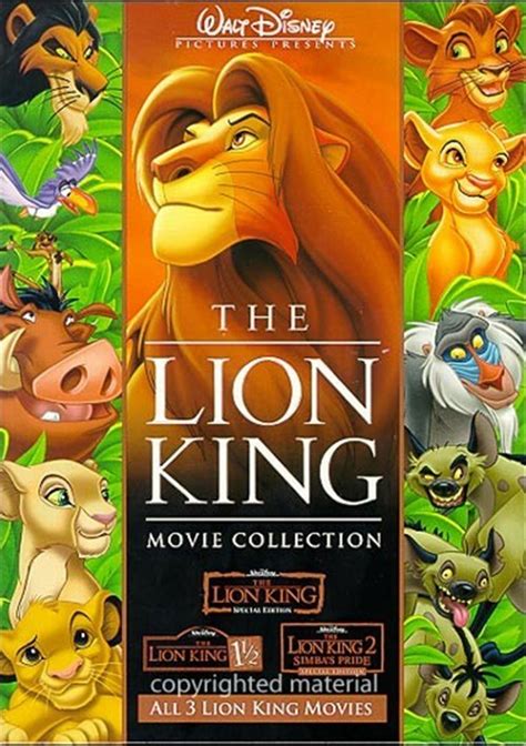 Lion King Movie Collection, The (DVD 2004) | DVD Empire