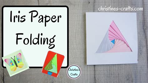 HOW TO DO IRIS PAPER FOLDING - For Cards, Artwork, Scrapbooking and ...