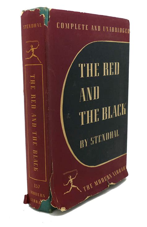 THE RED AND THE BLACK by Stendhal - Hardcover - Modern Library Edition - 1926 - from Rare Book ...