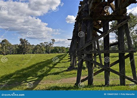 Australia, NSW, Gundagai, Bridge Stock Image - Image of attraction, bridge: 136601265