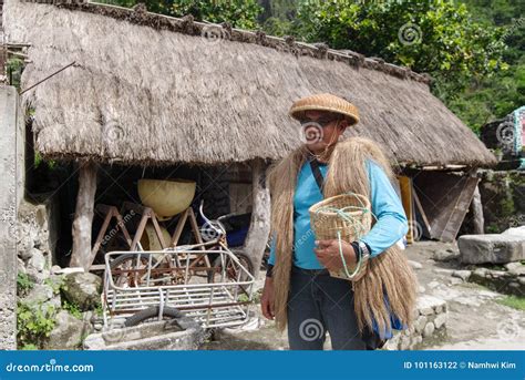 Sep 21, 2017 Tour Guide Wearing Batanes Traditional Raincoat, at Editorial Photography - Image ...