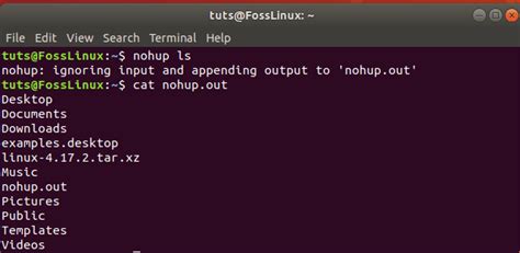 Nohup Linux command with examples | FOSS Linux