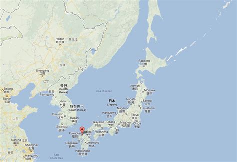 Fukuoka Map - Japan