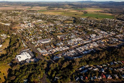 OverflightStock™ | Aerial view of Atherton in Queensland, Australia. Aerial Stock Photo