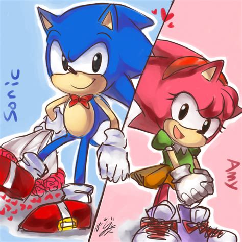 Love - Sonic and Amy Fan Art (29989875) - Fanpop