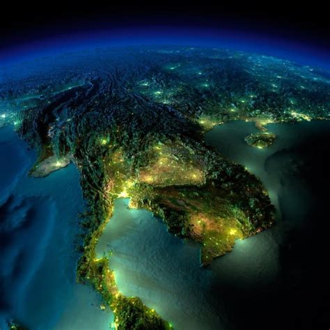 25 Breathtaking Images of Earth at Night Taken from Space