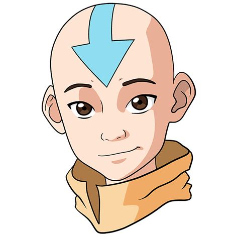 How To Draw Aang From Avatar The Last Airbender