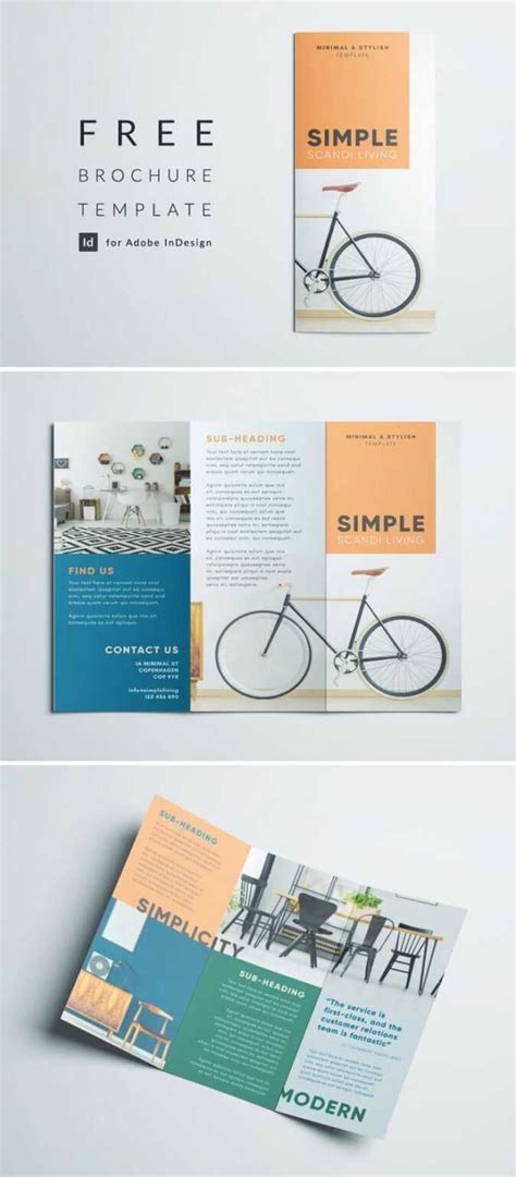 Simple Tri Fold Brochure | Indesign Brochure Templates Throughout Adobe ...