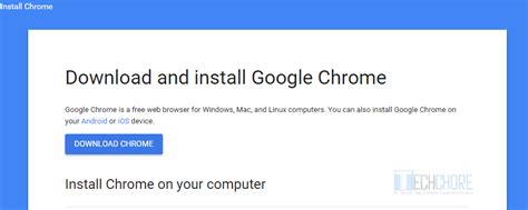 Google Chrome Offline Installer 68 | latest version - Techchore