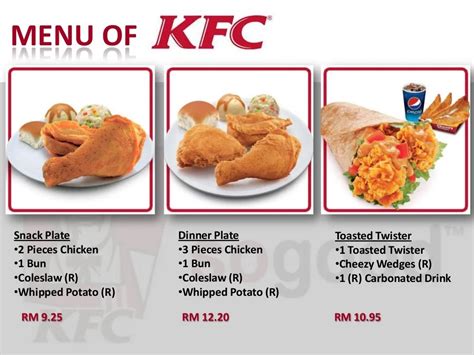 Snack Plate Kfc Menu Malaysia - Kfc Menu Malaysia 2022 View Full Kfc ...