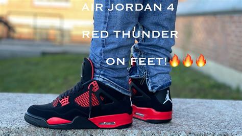 人気特価 Nike Air Jordan4 Red Thunder Crimson kids-nurie.com