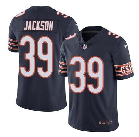 Eddie Jackson #39 Chicago Bears Limited Player Jersey Men's Navy Size XL