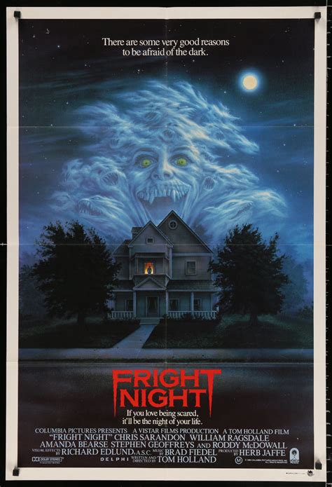 Fright Night Movie Poster 1985 | Noche de sustos, Carteles de películas, Películas completas