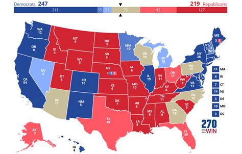 Split Ticket 2024 President Ratings - 270toWin