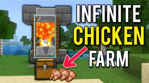 EASY Automatic Chicken Farm in Minecraft (Tutorial) - YouTube