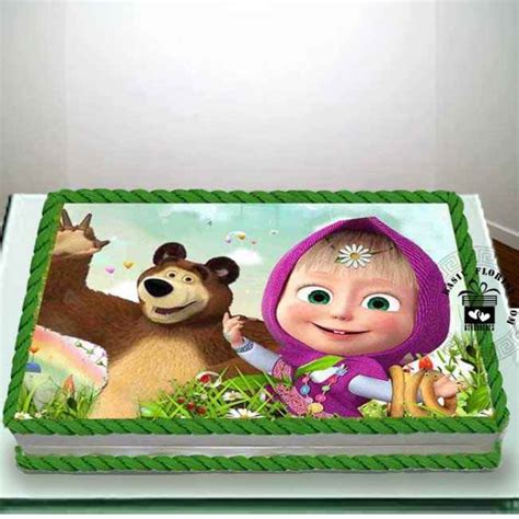 Masha and the Bear Cake | Photo Cake | Cartoon Cakes