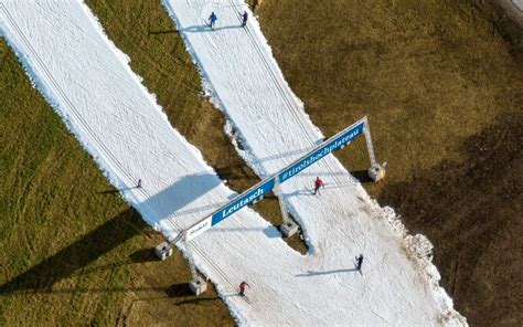 Lack of snow on the French Alps could spell disaster for ski season