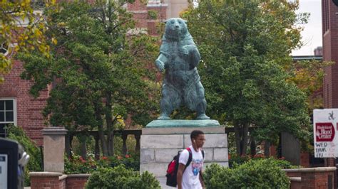 Photos: The legacy of Brown’s mascot lives on in campus bear statues ...