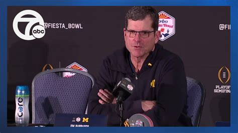 WATCH: Jim Harbaugh's postgame press conference after Michigan's loss ...