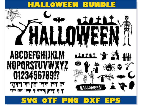 Halloween Bundle svg | Dripping font otf, Halloween font svg - Inspire ...