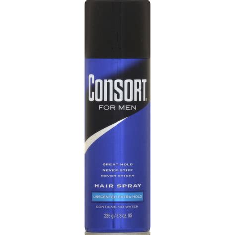 Consort Hair Spray, for Men, Unscented, Extra Hold - King Kullen