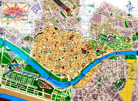 Sevilla Map - Detailed City And Metro Maps Of Sevilla For Download ...