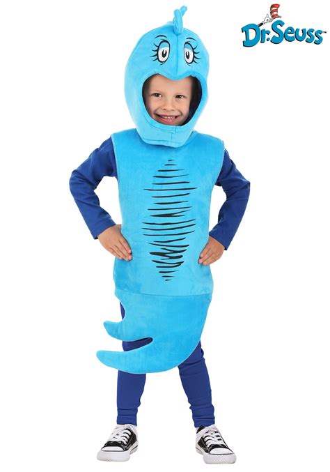 Toddler Dr. Seuss Blue Fish Costume