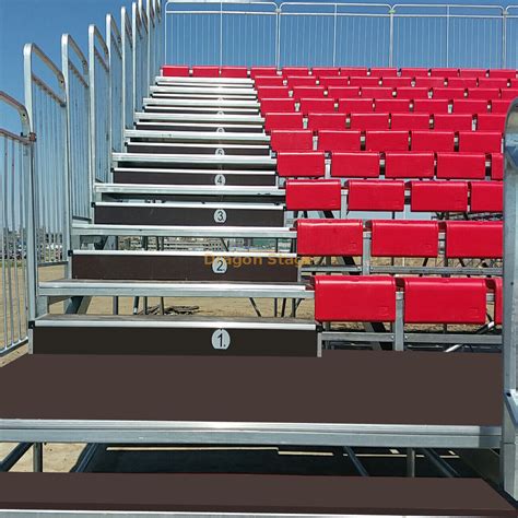 Safety Metal Structure Steel Bleacher Seats Stadium Aluminum Grandstand Seating System from ...