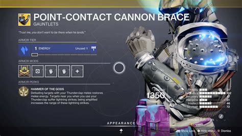 Destiny 2 Point-Contact Cannon Brace Guide: How To Get The Season Of Plunder Exotic Armor - GameSpot