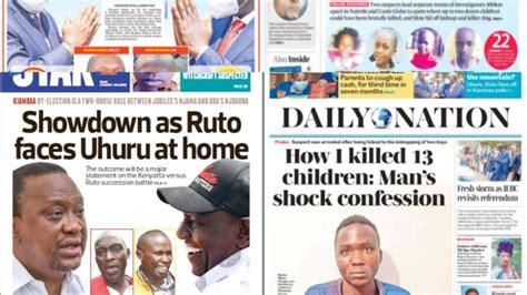 Standard Newspaper Kenya News | Daily Updates | TUKO