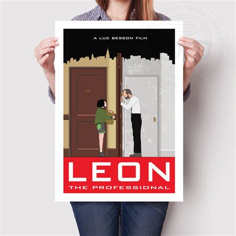 Leon movie poster//movie print//film poster | Etsy