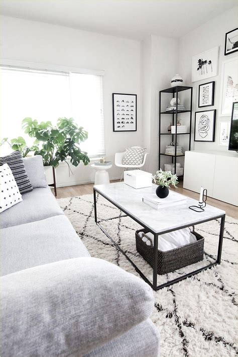 Monochrome Living Room Decorating Ideas - Living Room : Home Design ...