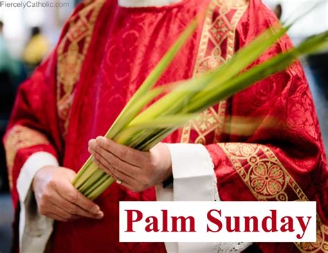 Palm Sunday of the Passion of the Lord - Fiercely Catholic